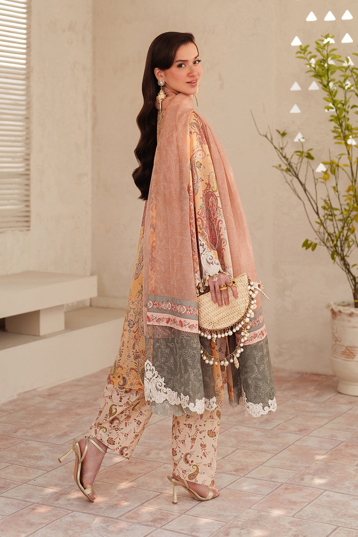 EMBROIDERED LAWN SF-4403