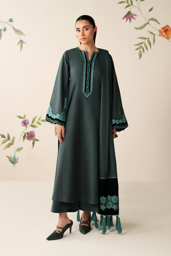 Ibtadda By Pashmire Pret Embroidered Viscose 3 Piece Suit Lehar