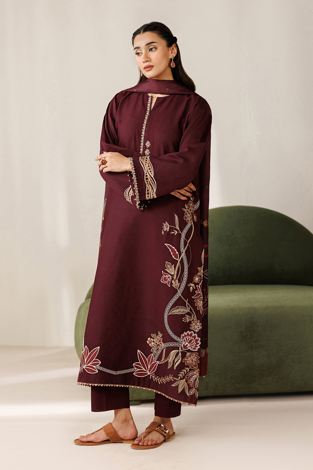 EMBROIDERED JACQUARD PR-1274