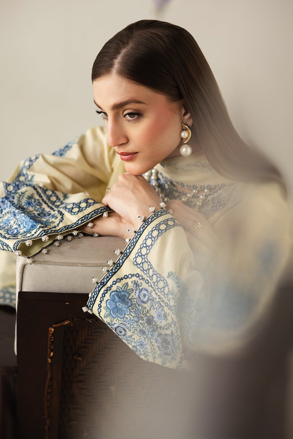 EMBROIDERED LAWN UF-4432