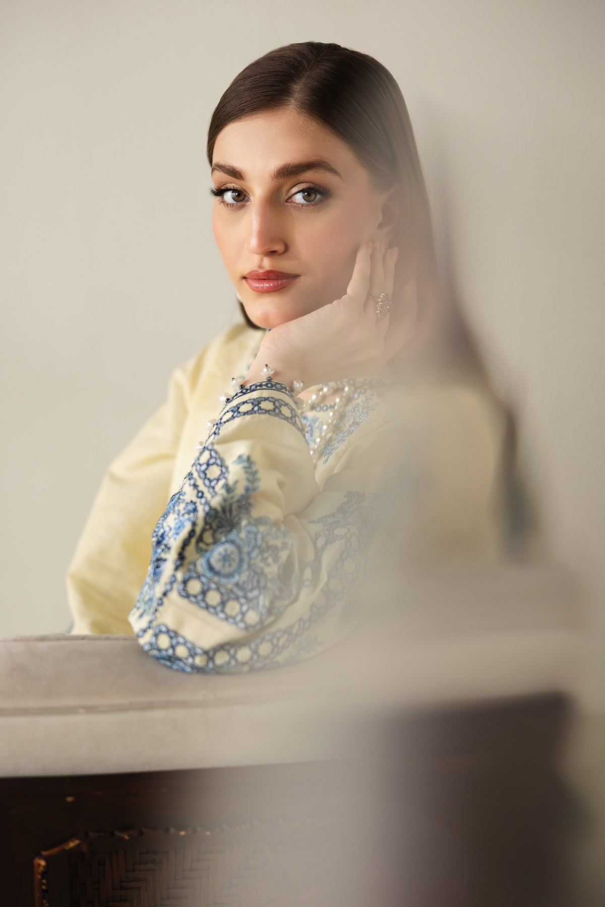 EMBROIDERED LAWN UF-4432