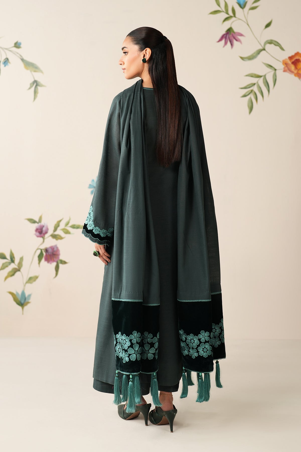 EMBROIDERED KHADDAR PR-1192