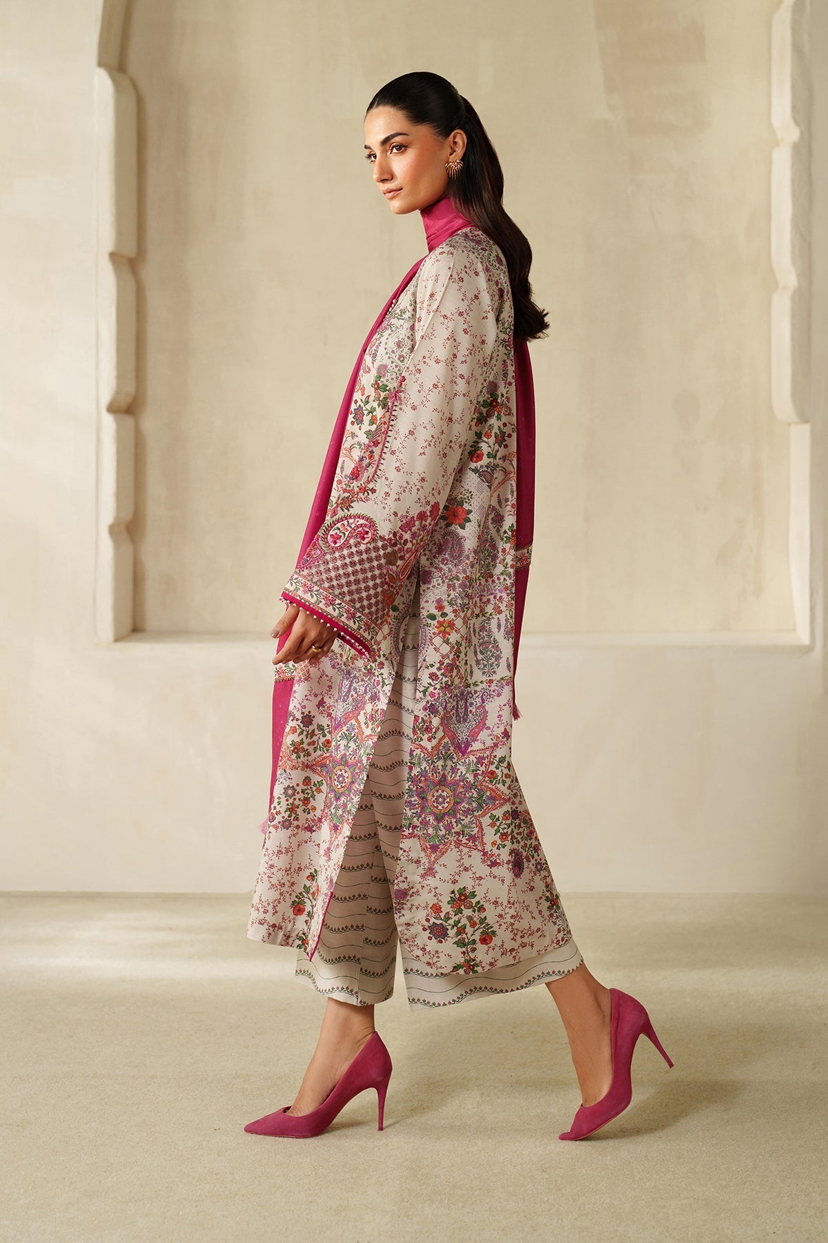 EMBROIDERED KHADDAR UF-4336