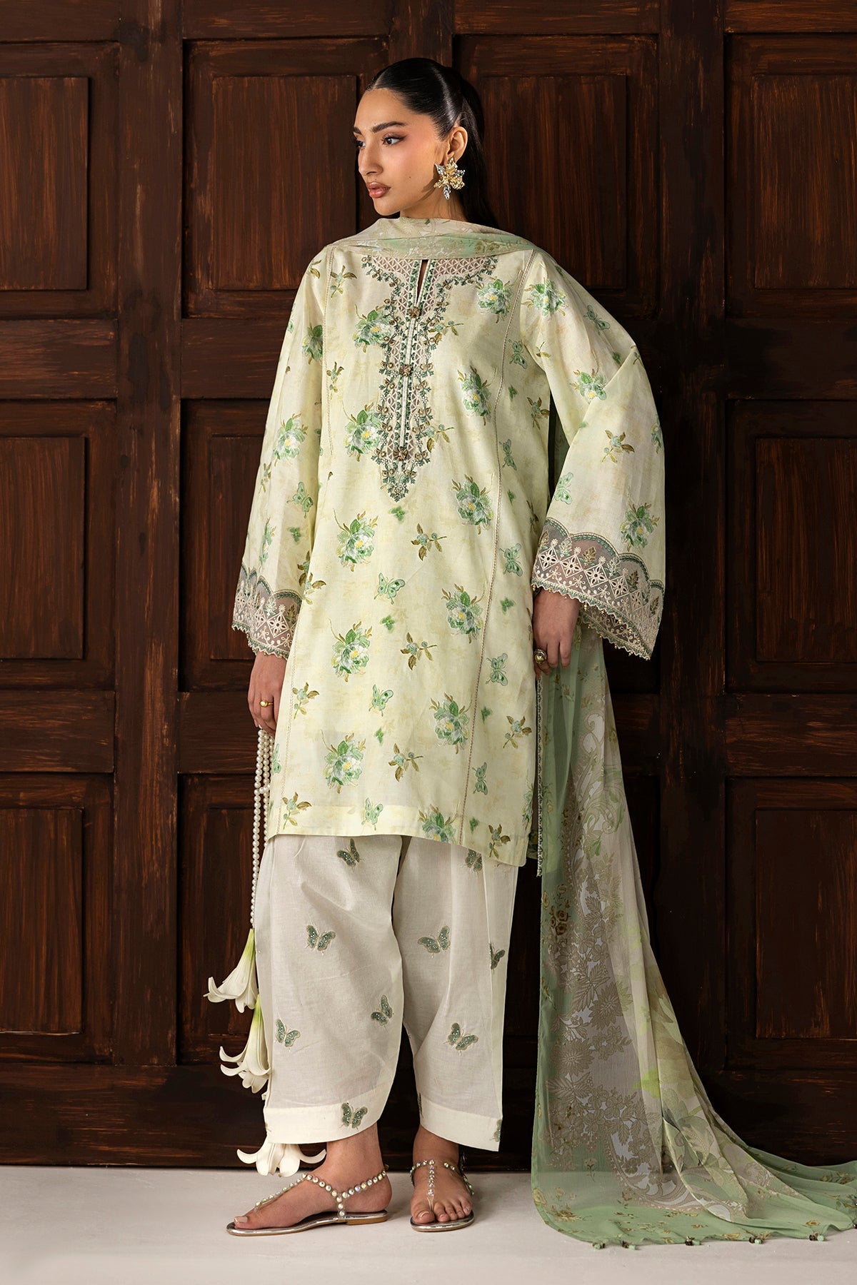EMBROIDERED LAWN SF-4420
