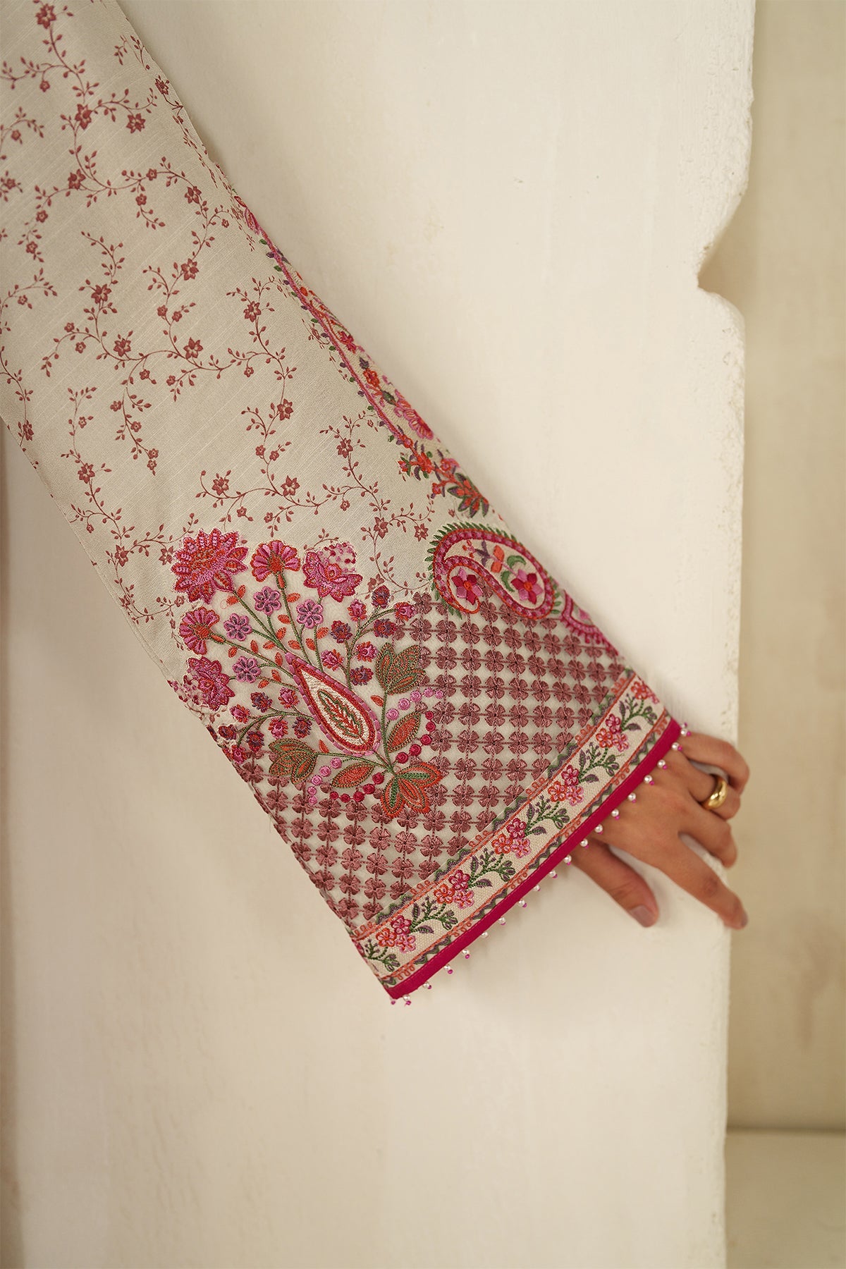 EMBROIDERED KHADDAR UF-4336