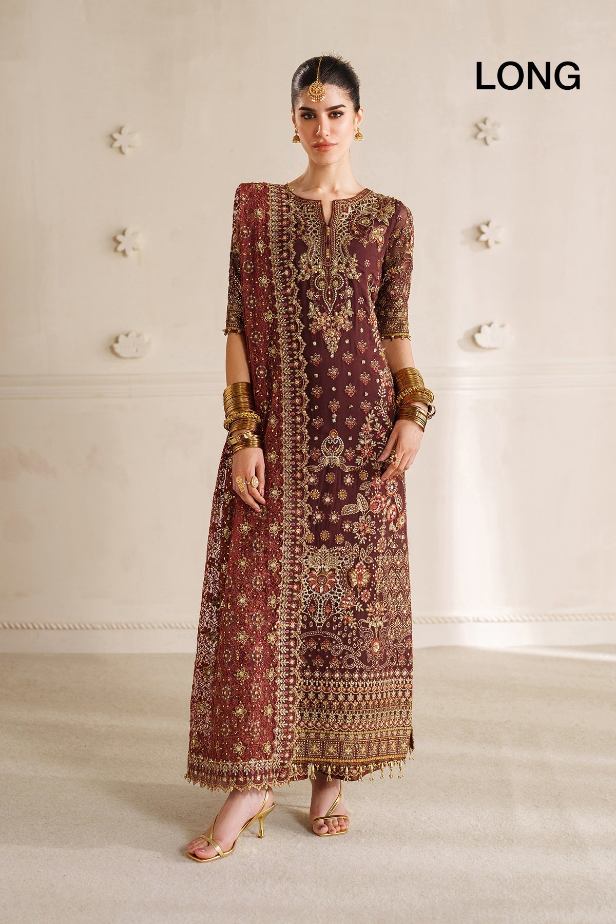 EMBROIDERED CHIFFON CH14-07 UNSTITCHED