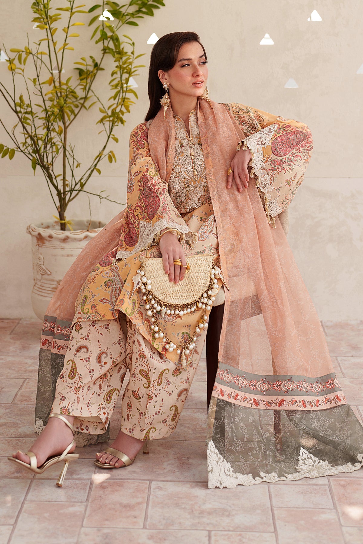 EMBROIDERED LAWN SF-4403