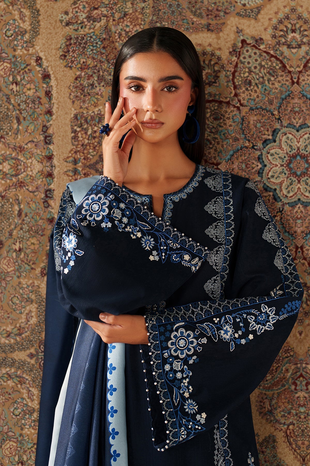 EMBROIDERED KHADDAR SF-4347