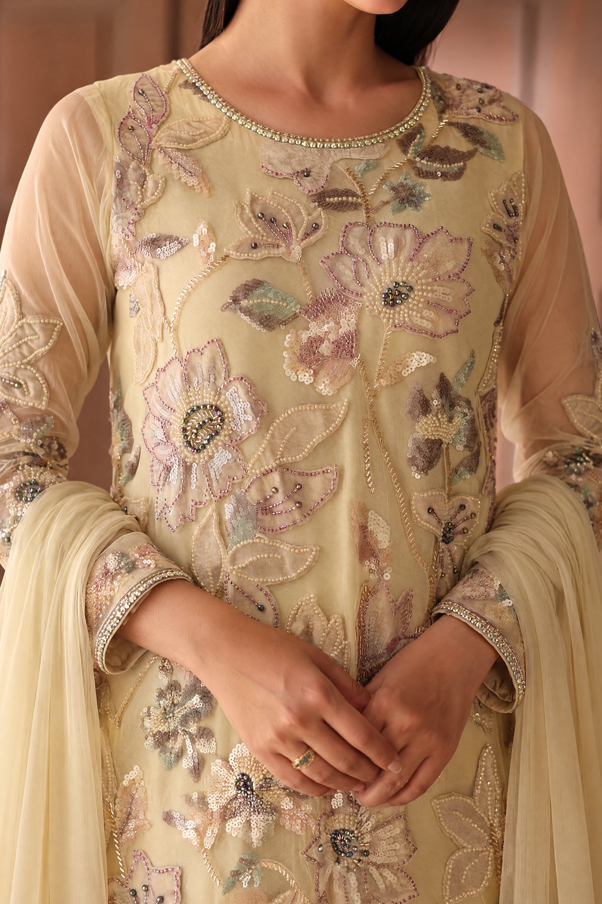 EMBELLISHED NET UF-4630