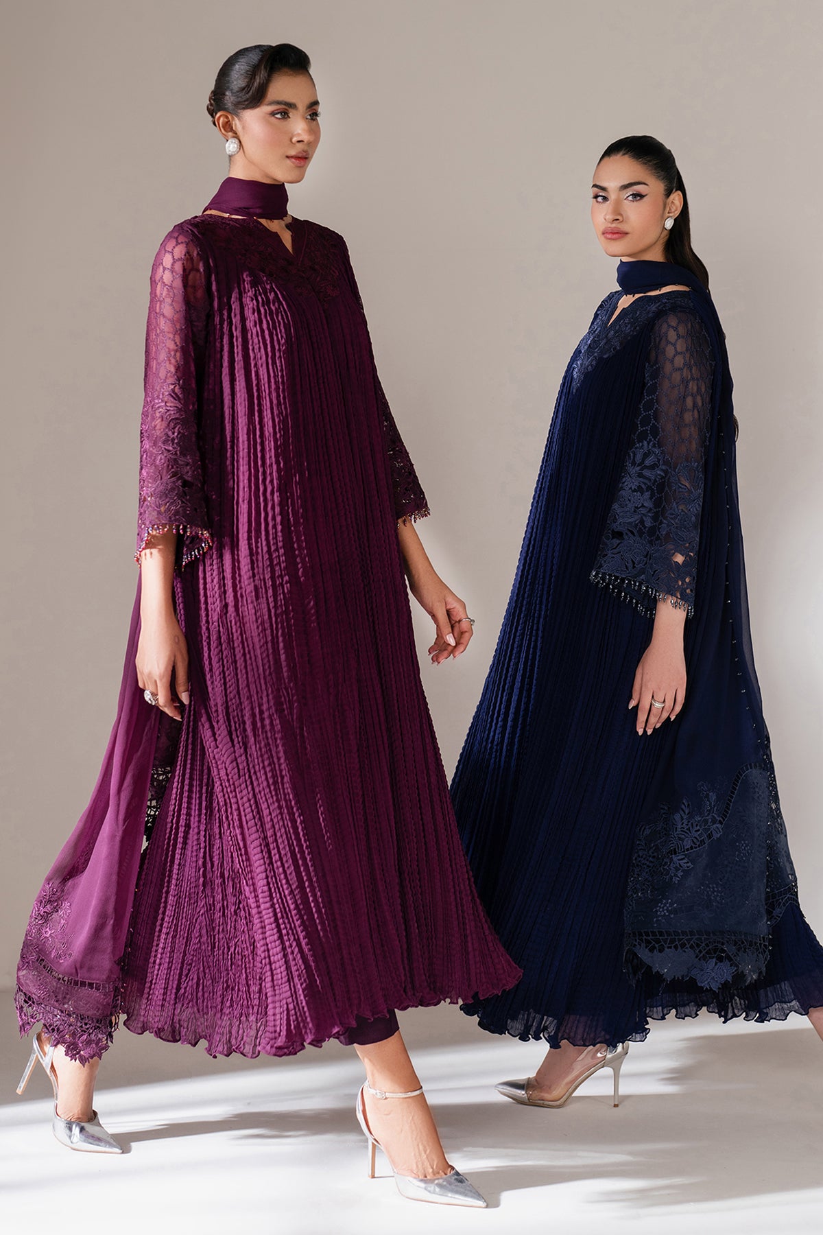 EMBROIDERED CHIFFON PR-1103