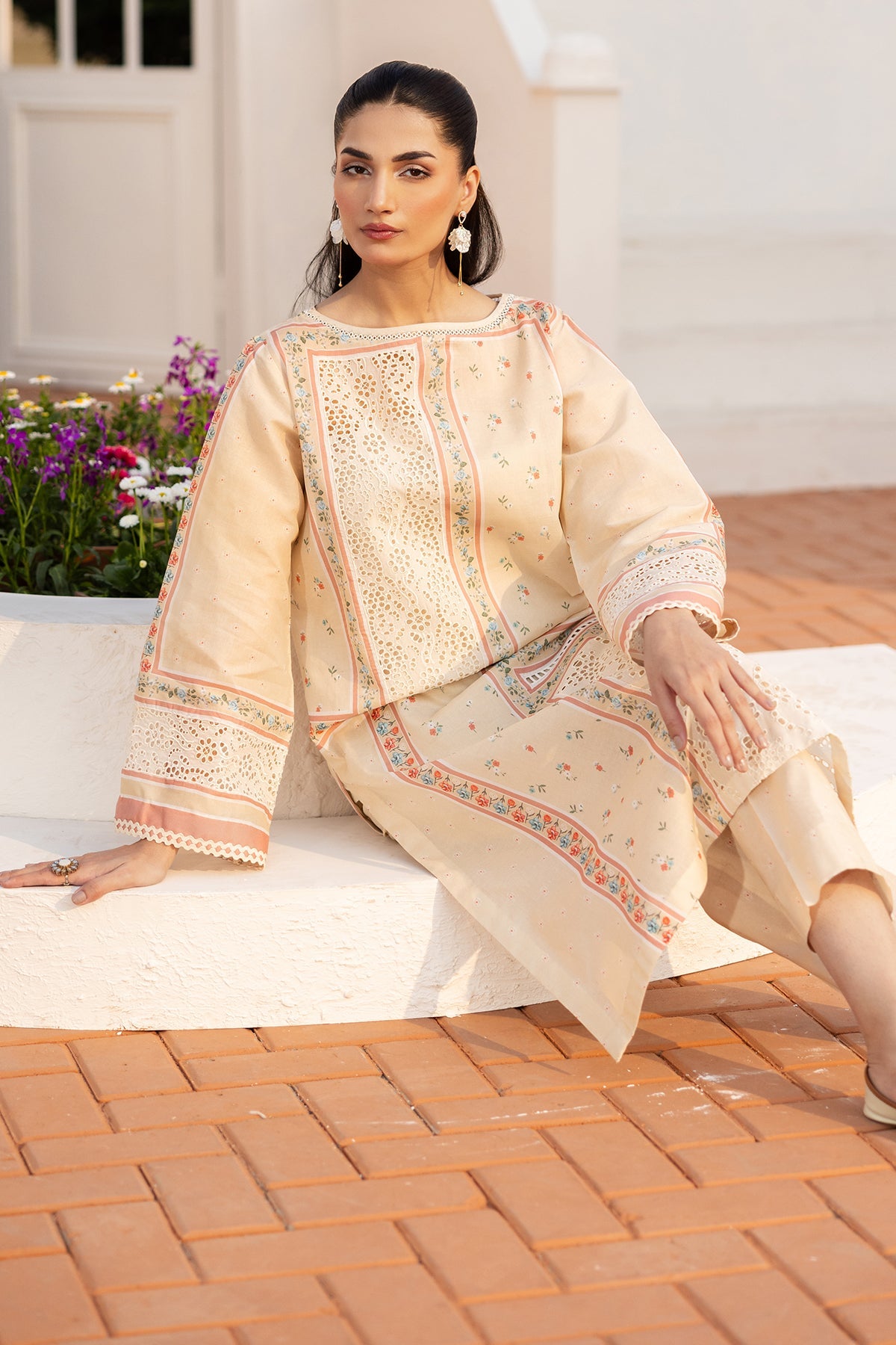 EMBROIDERED PRINTED LAWN PR-1109