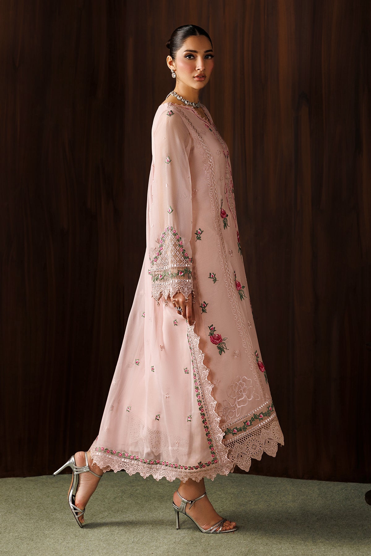 EMBROIDERED CHIFFON SF-4439