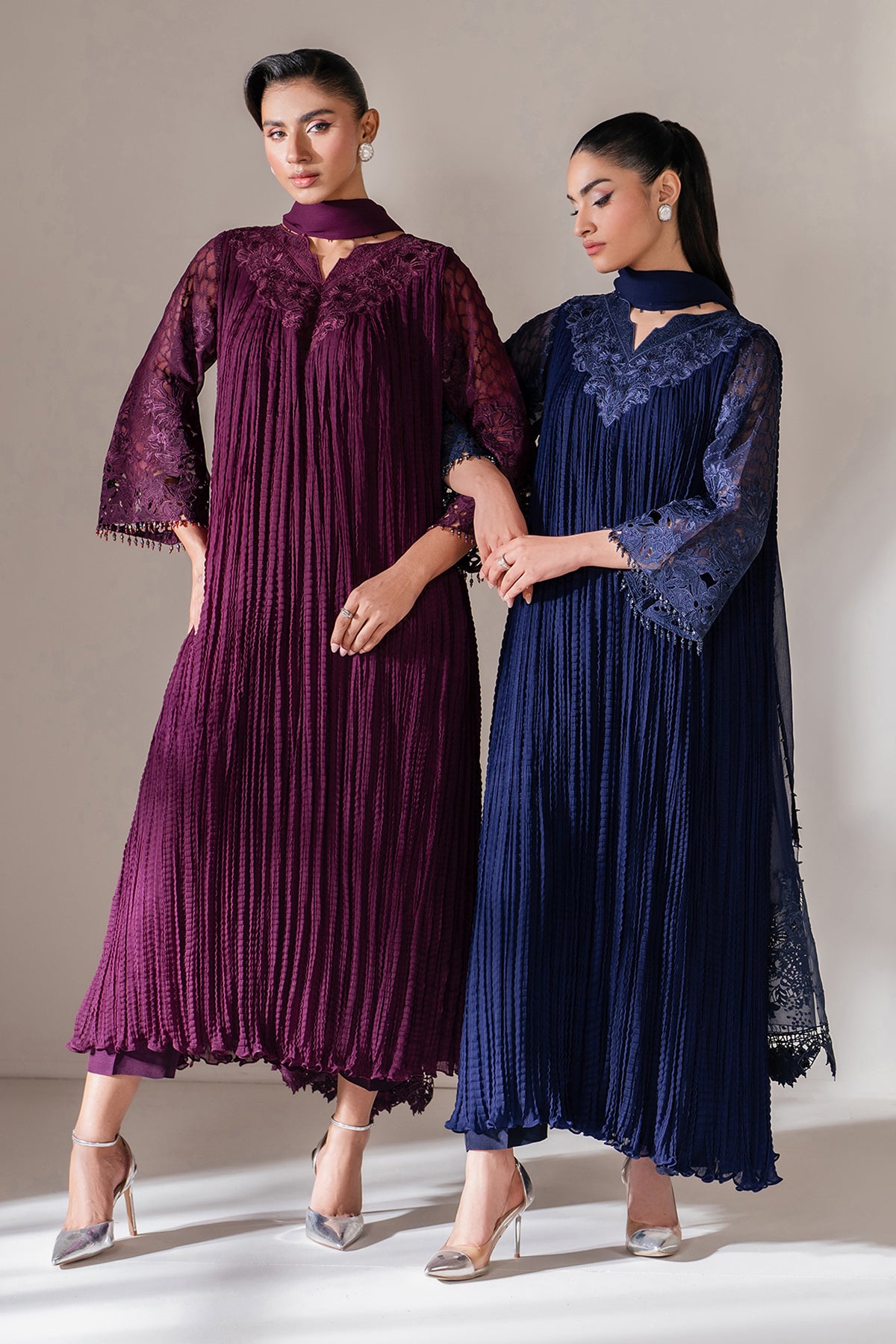 EMBROIDERED CHIFFON PR-1103