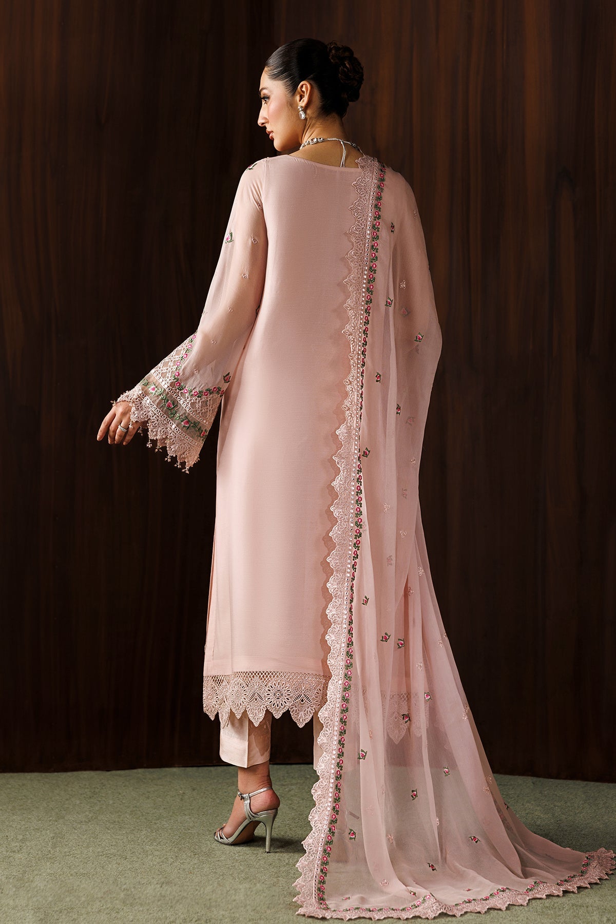 EMBROIDERED CHIFFON SF-4439