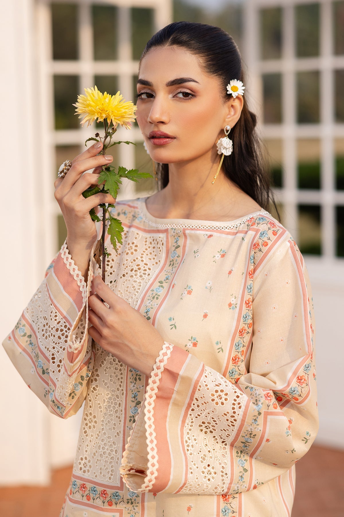 EMBROIDERED PRINTED LAWN PR-1109