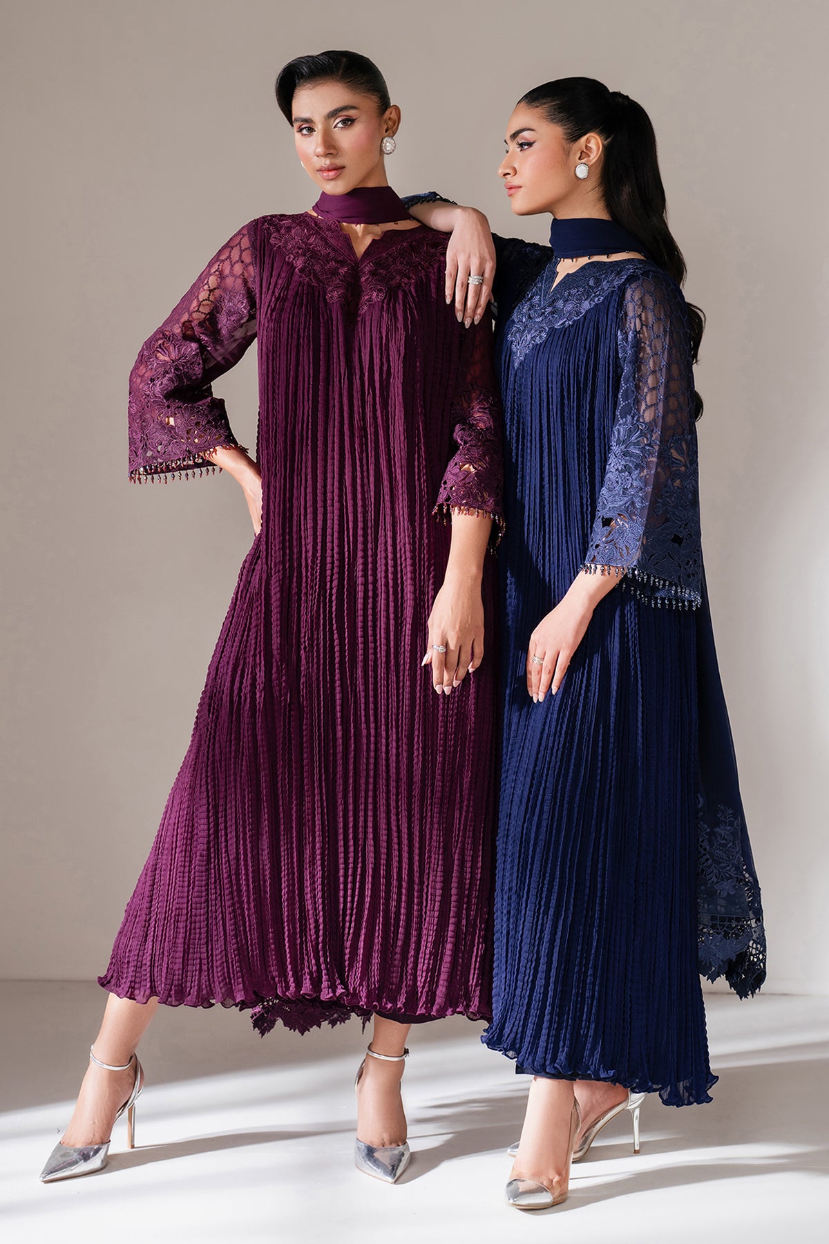 EMBROIDERED CHIFFON PR-1103