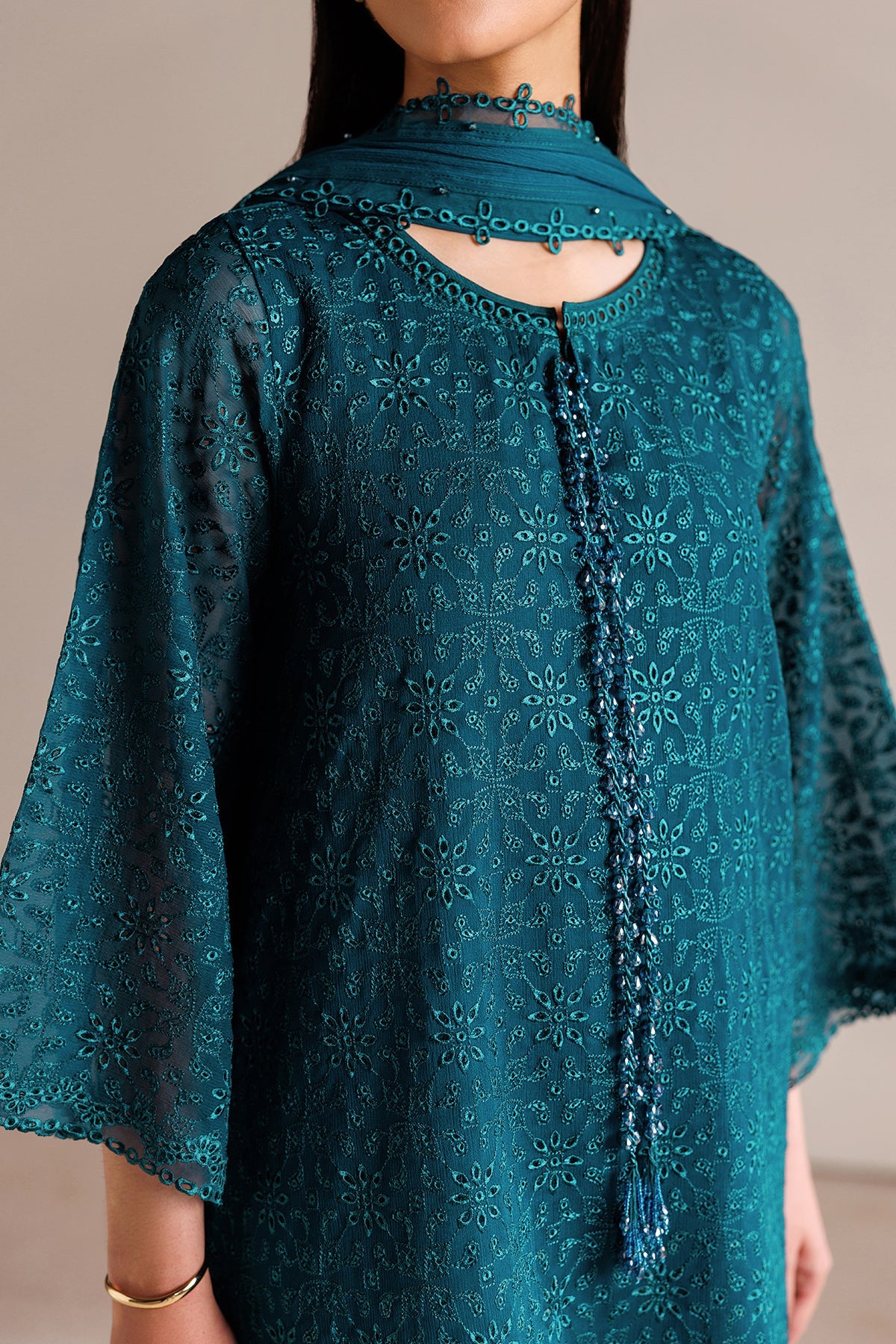 EMBROIDERED CHIFFON PR-1319