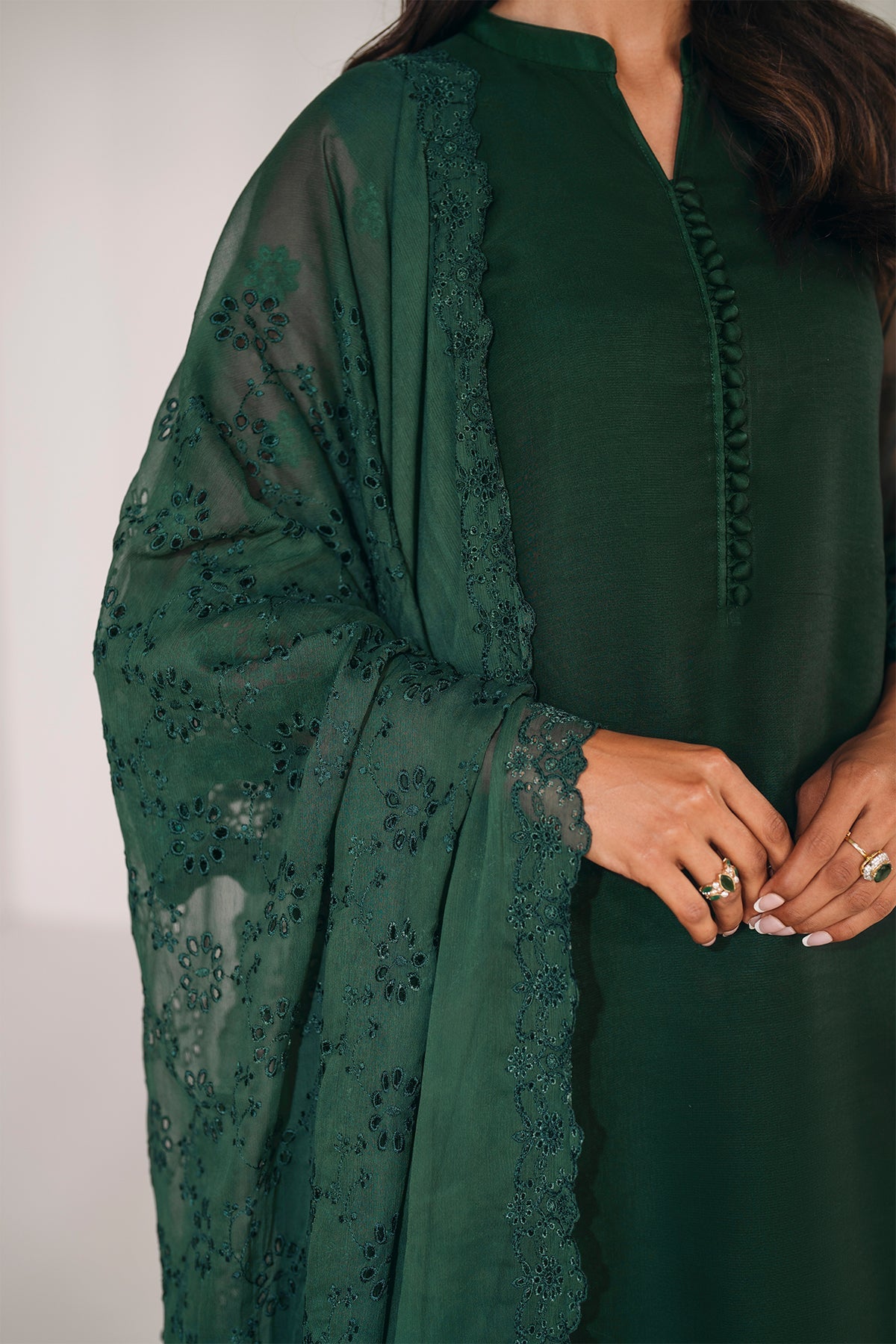 EMBROIDERED CHIFFON DUPATTA 70