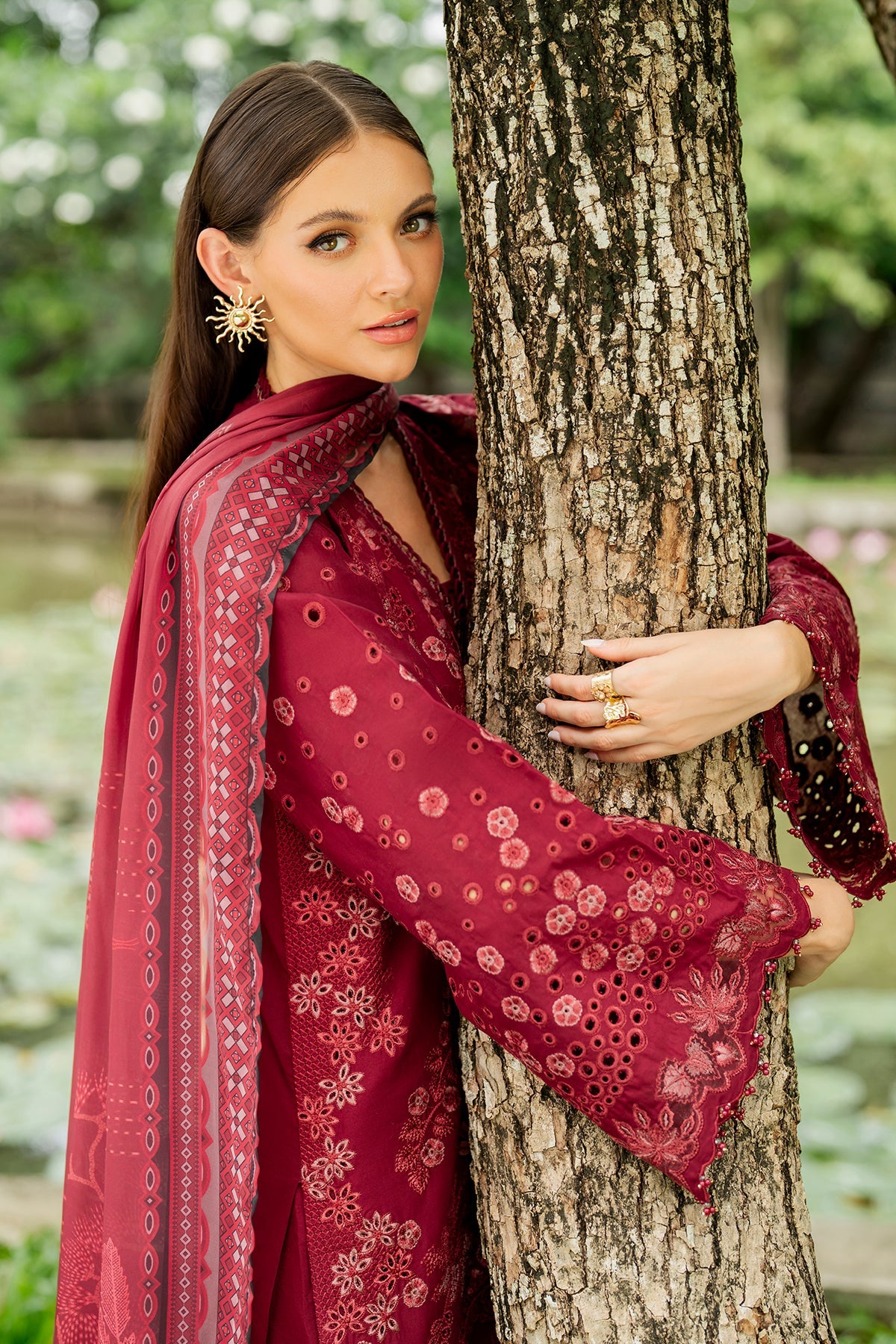 EMBROIDERED LAWN UF-4271