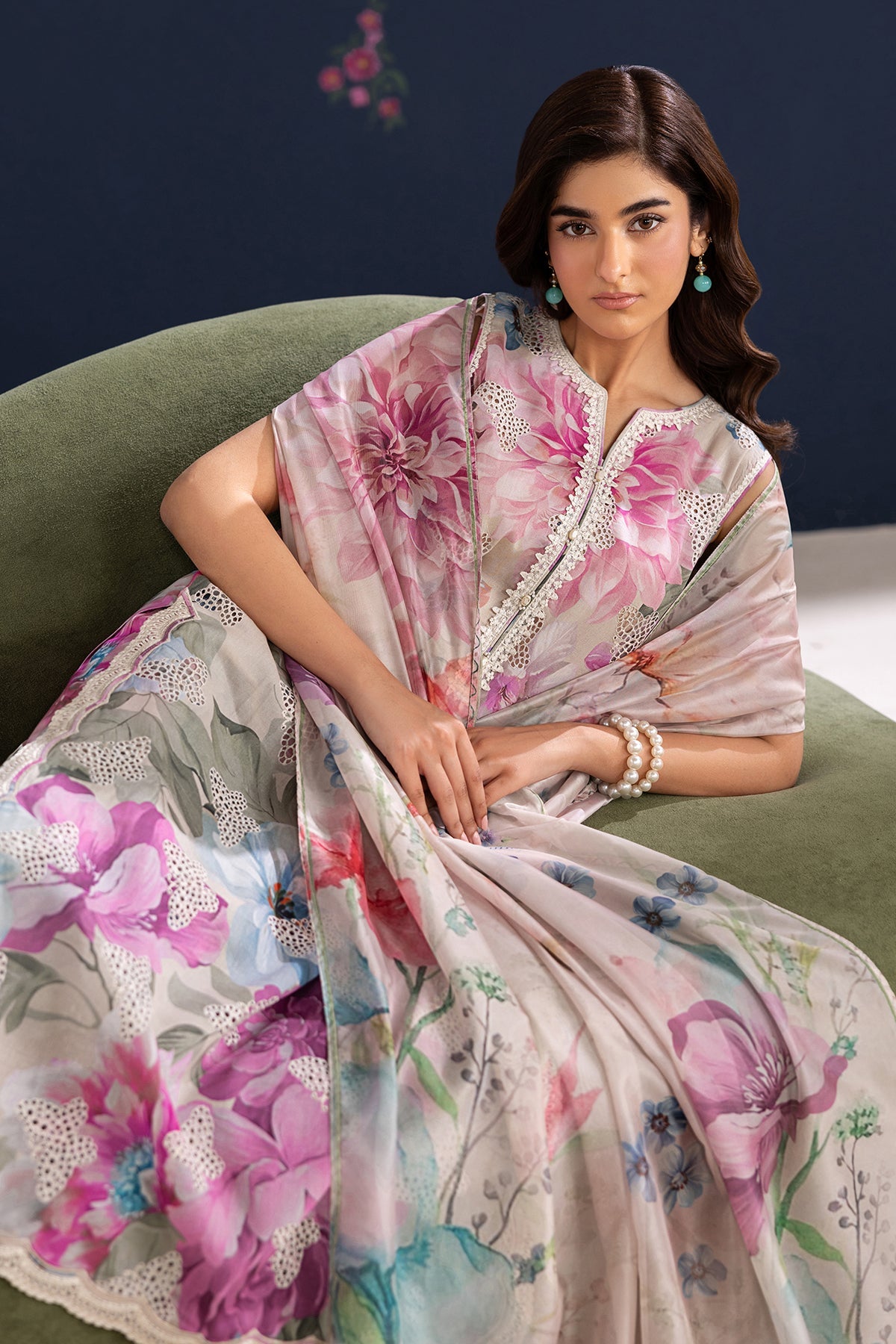 EMBROIDERED LAWN SF-4458