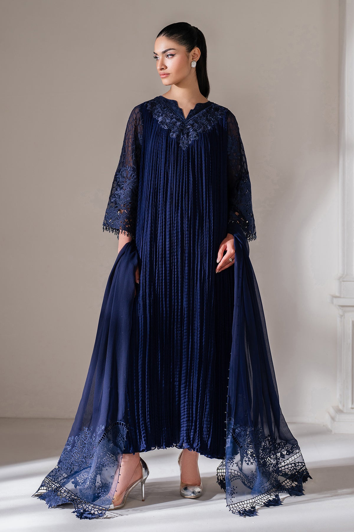 EMBROIDERED CHIFFON PR-1103