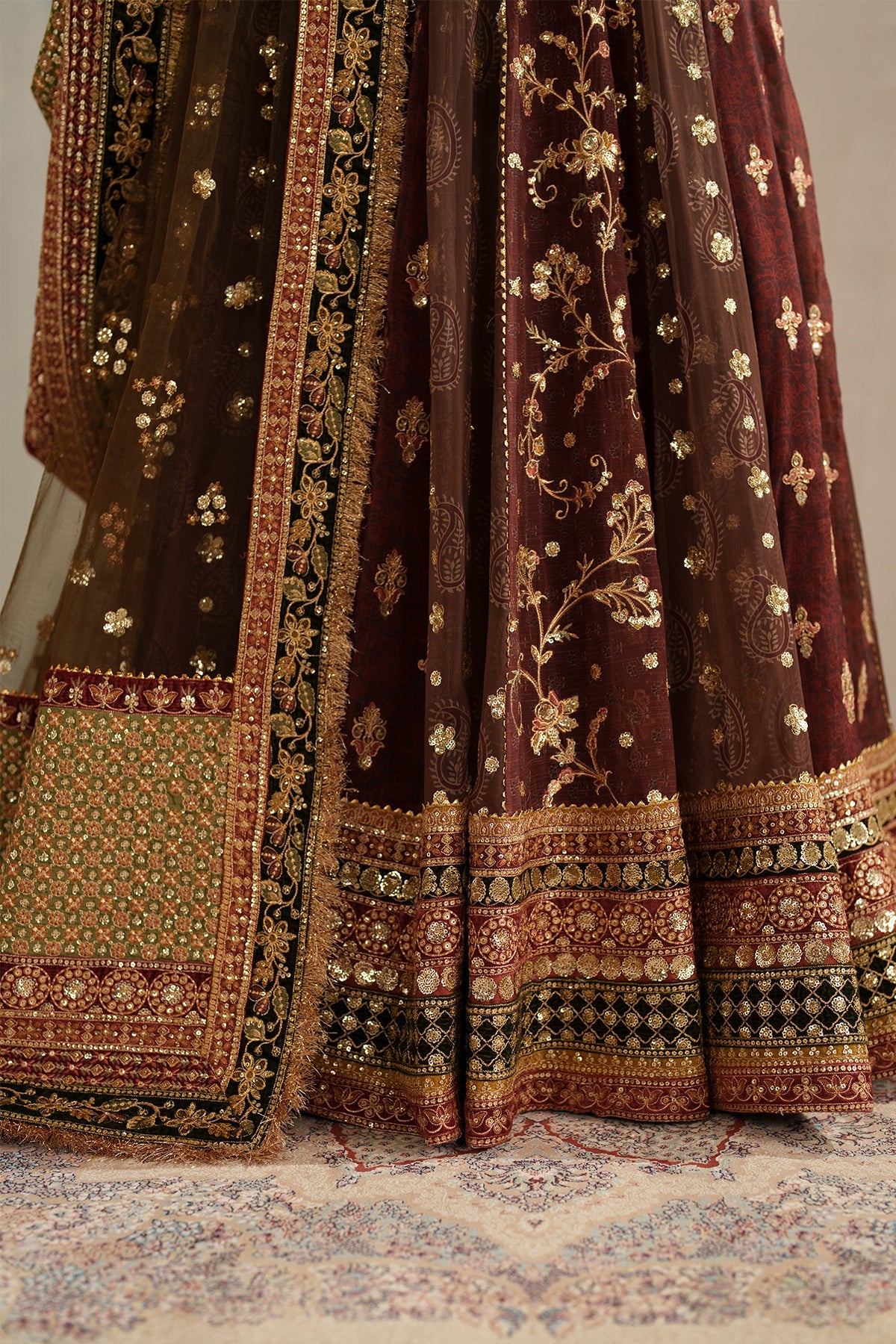 EMBROIDERED CHIFFON SF-4376