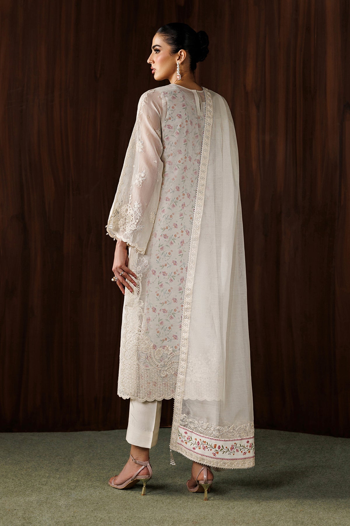 EMBROIDERED COTTON NET SF-4440