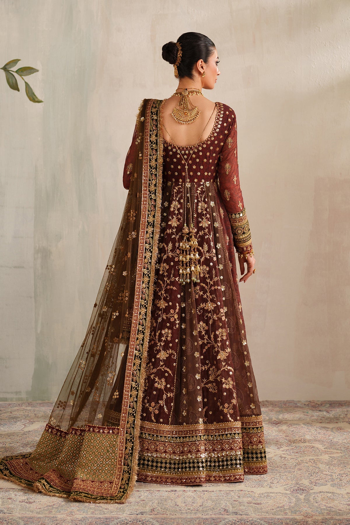 EMBROIDERED CHIFFON SF-4376