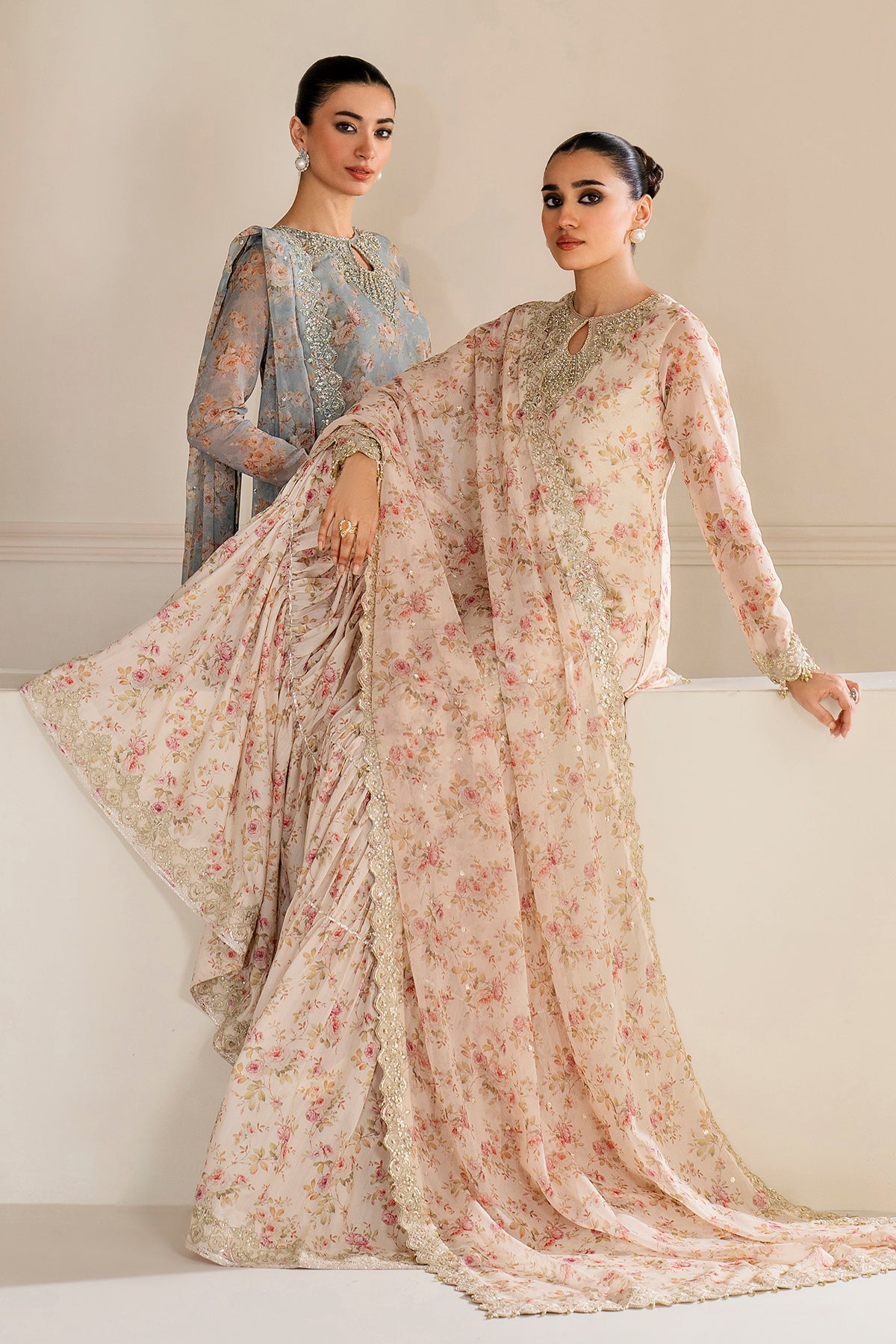 EMBROIDERED CHIFFON SF-4165
