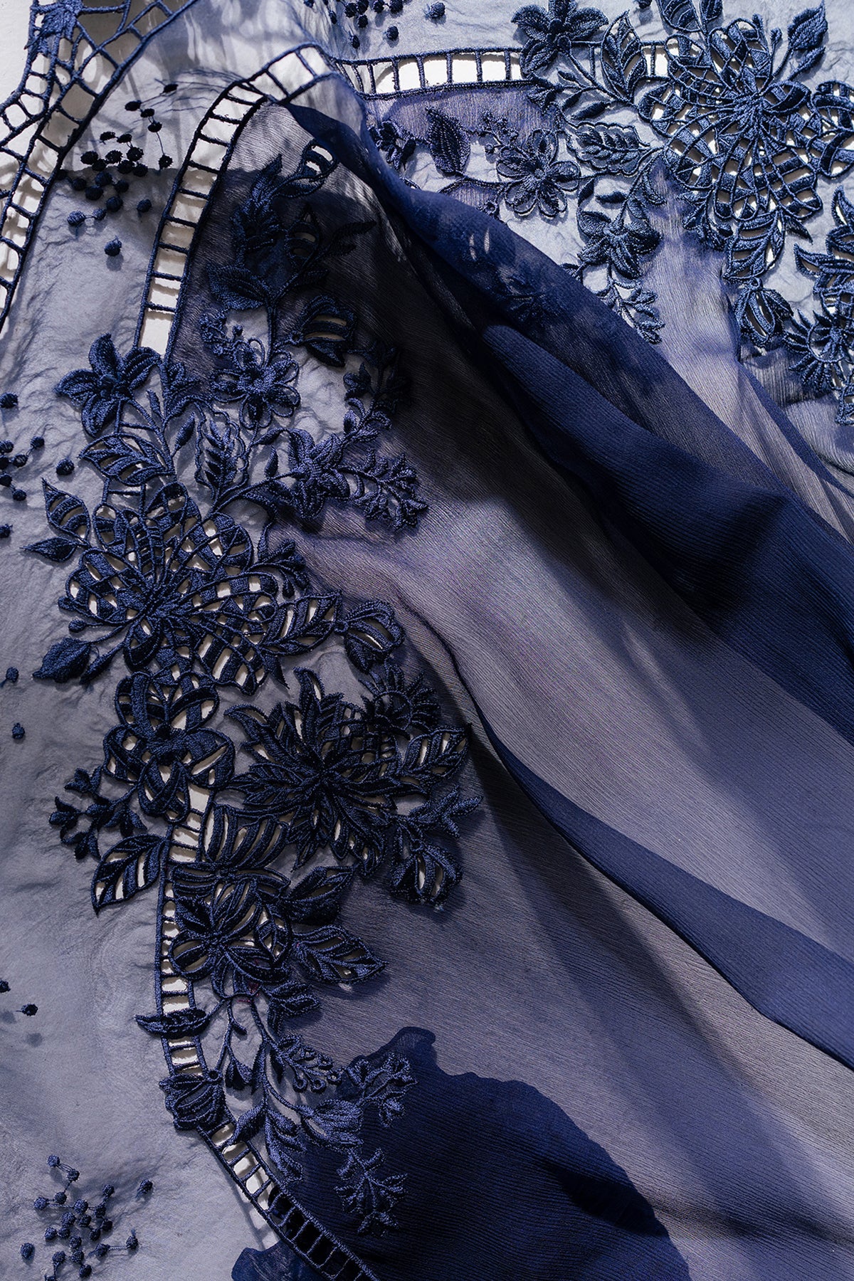 EMBROIDERED CHIFFON PR-1103
