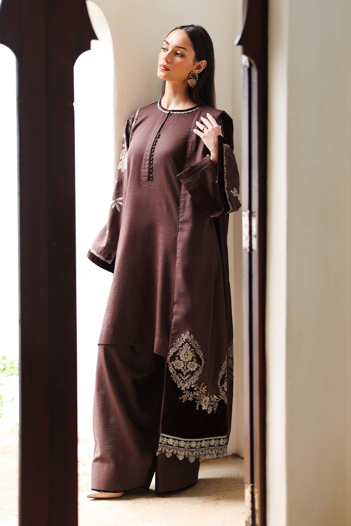 EMBROIDERED KHADDAR PR-1421