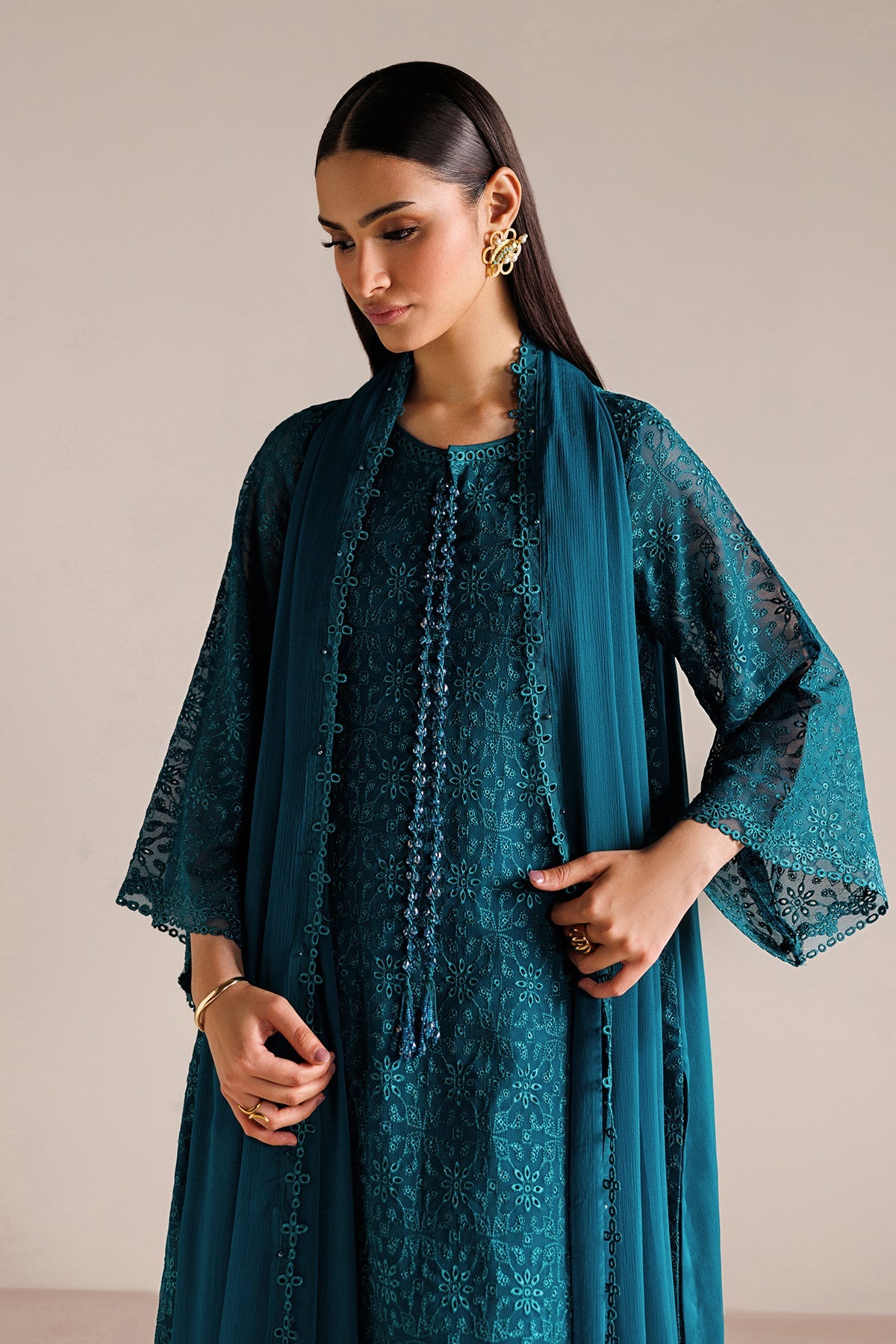 EMBROIDERED CHIFFON PR-1319