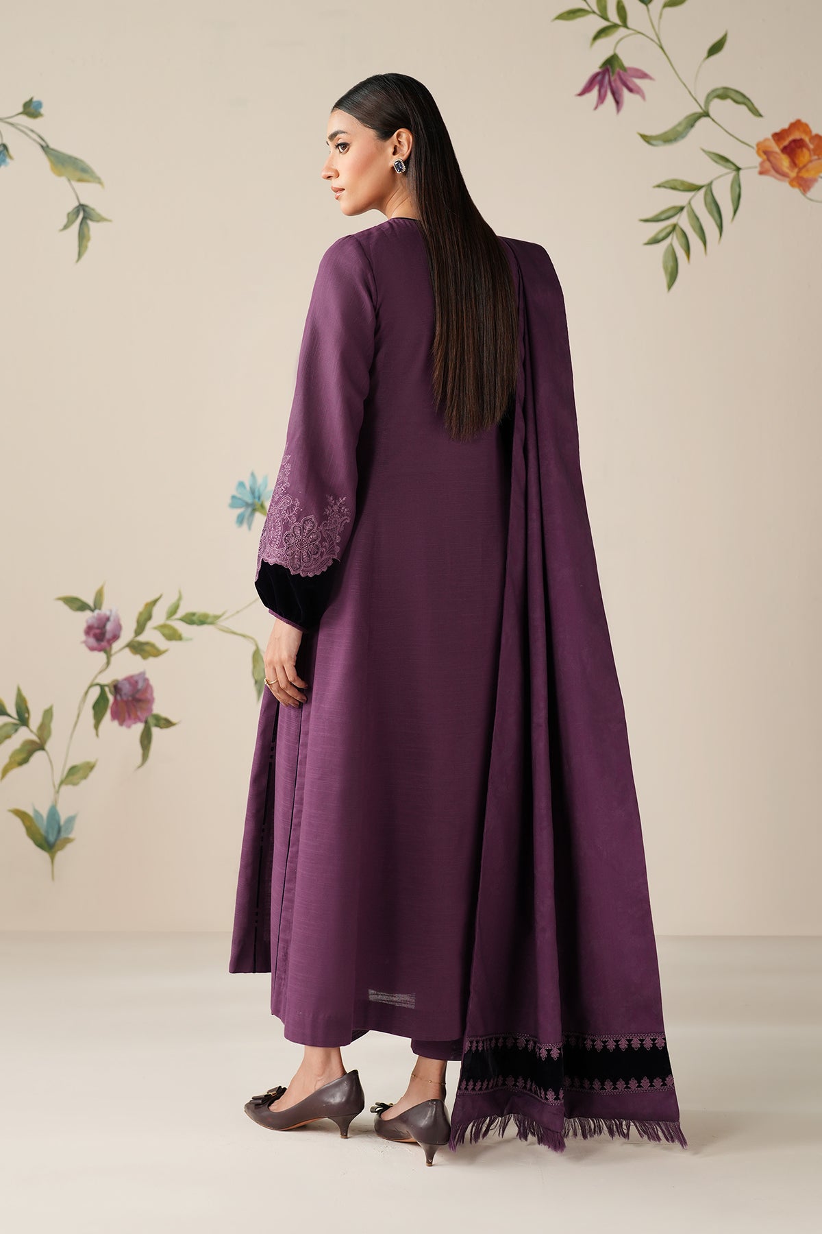 EMBROIDERED KHADDAR PR-1194