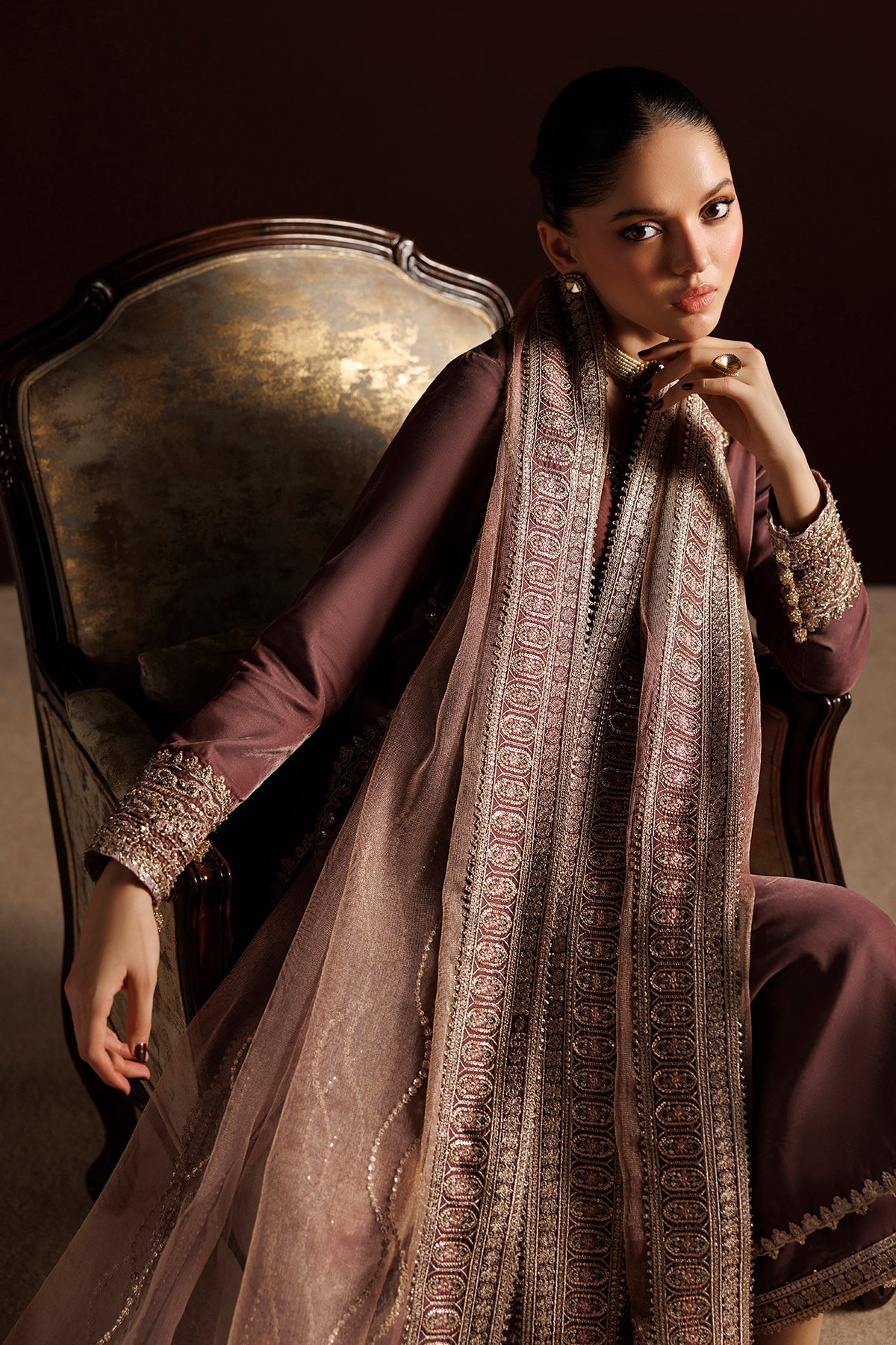 EMBROIDERED VELVET PR-1412