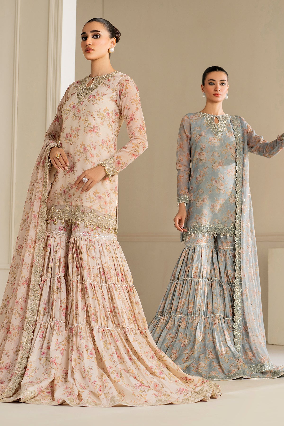 EMBROIDERED CHIFFON SF-4165