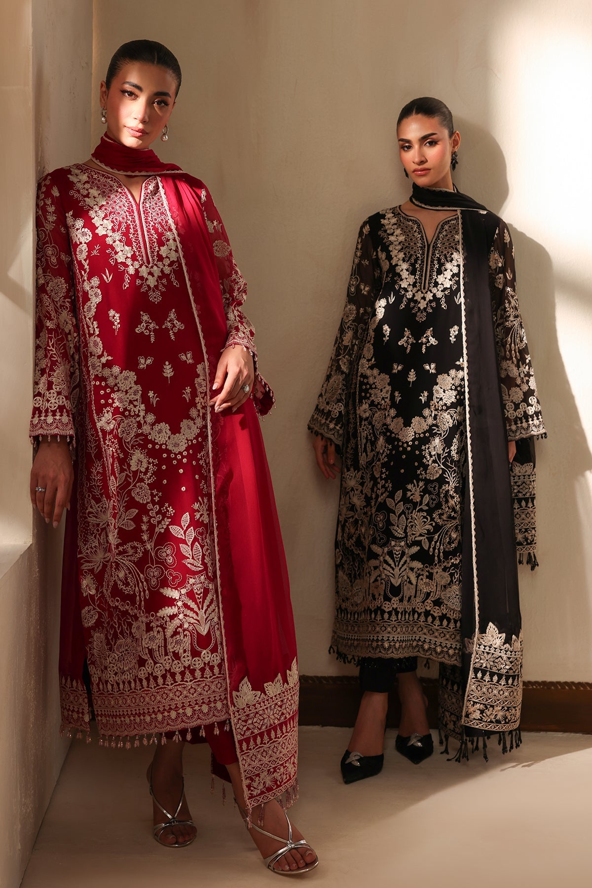 EMBROIDERED CHIFFON UF-4490