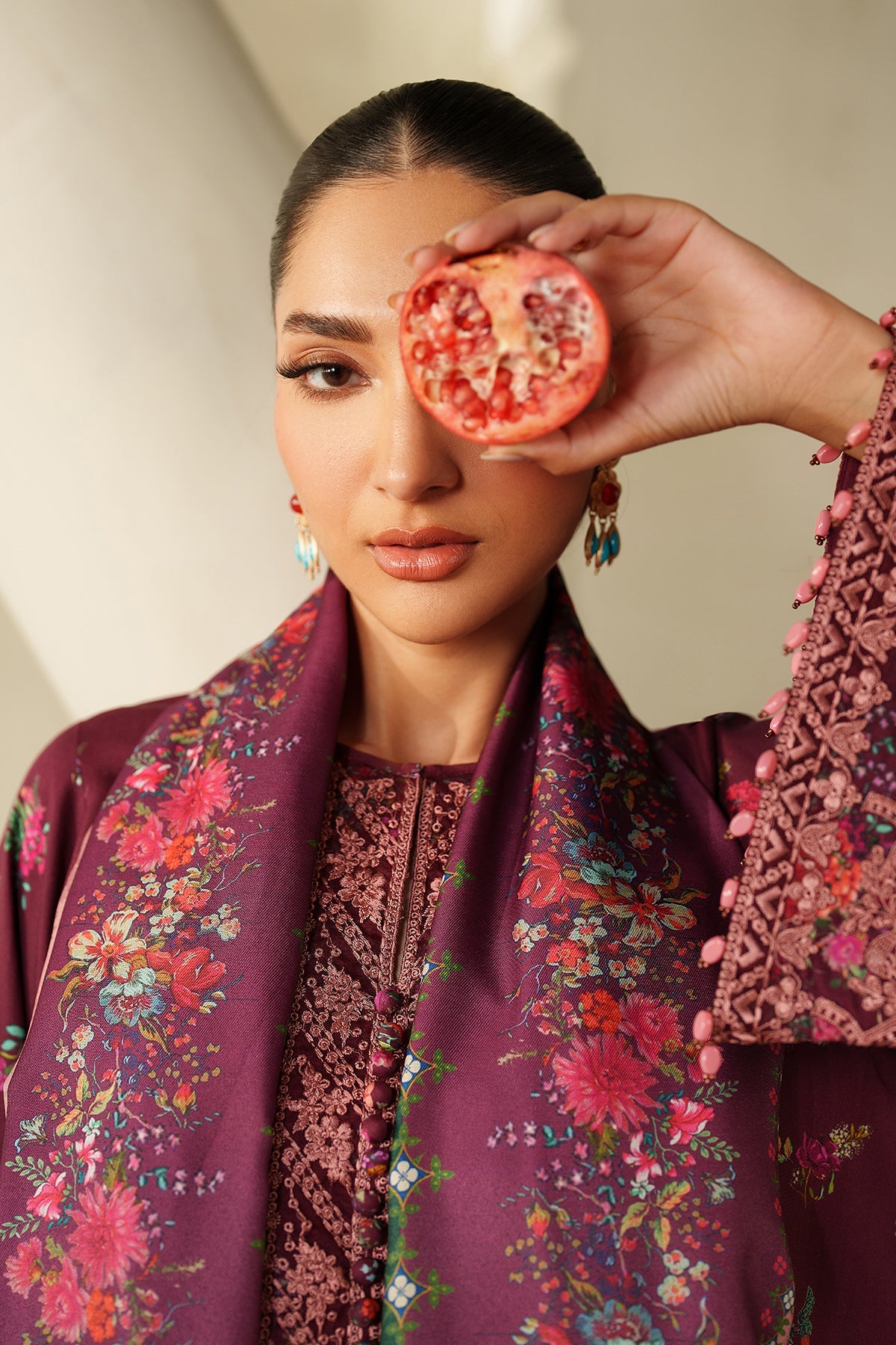 EMBROIDERED KHADDAR UF-4338