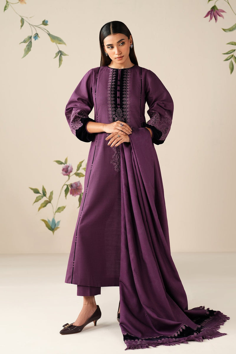 Diara Couture Pret Embroidered Chiffon 3 Piece Suit Zaina-Pomt-01-08