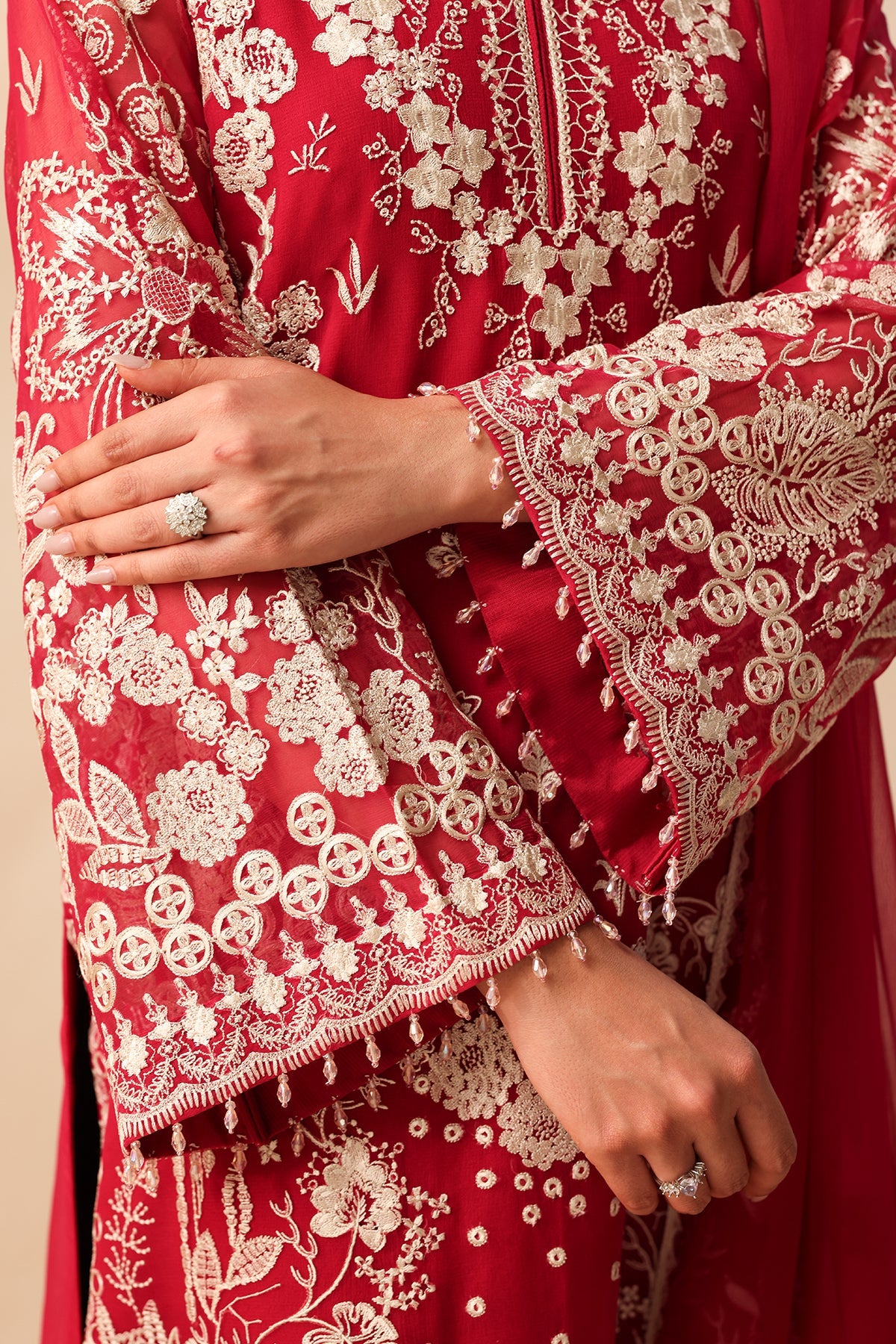 EMBROIDERED CHIFFON SF-4491