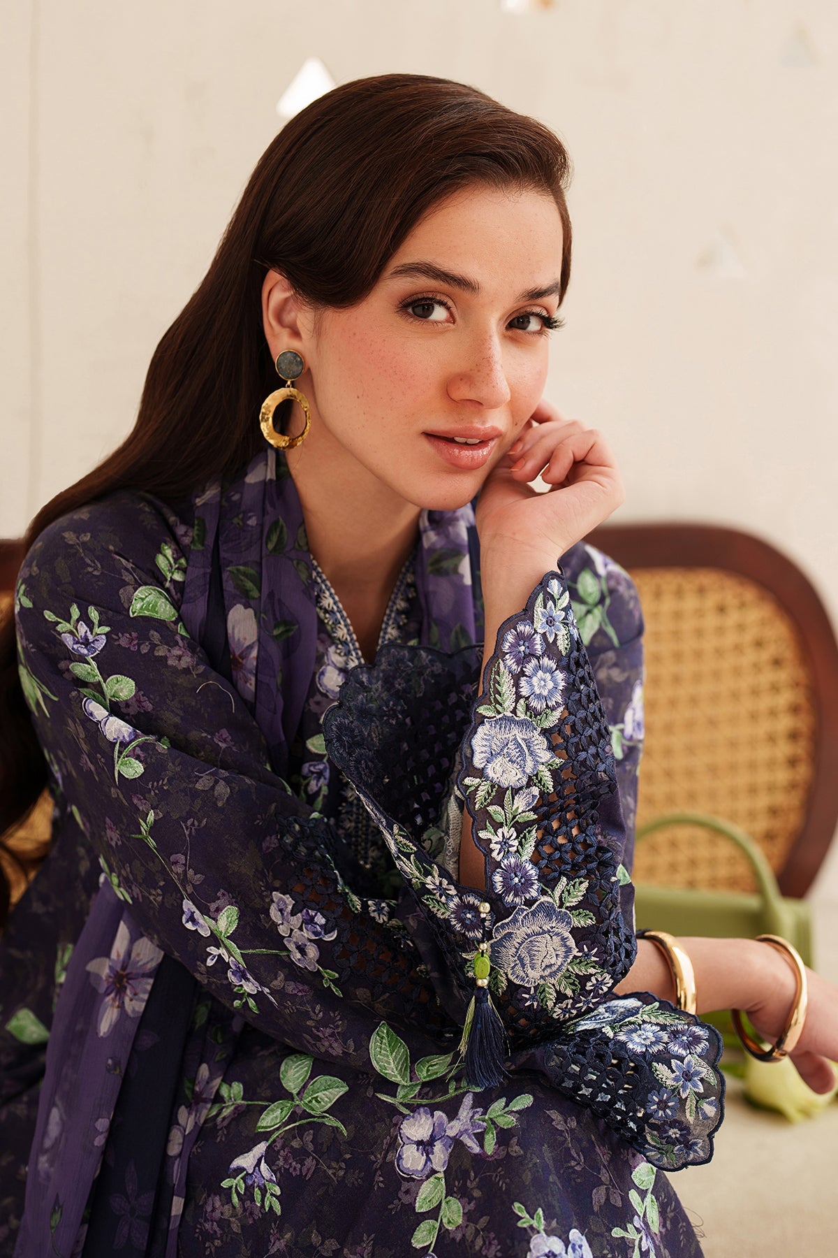 EMBROIDERED LAWN SF-4405