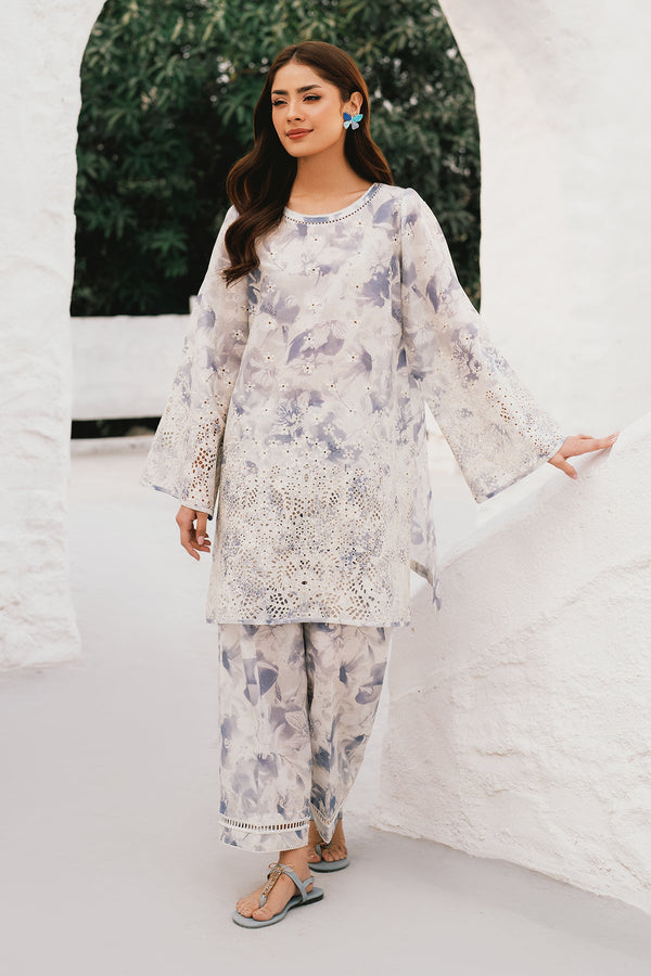 Threads & Motifs Pret Casual Cotton Net 2 Piece Suit THM21RW 7142 main image 1