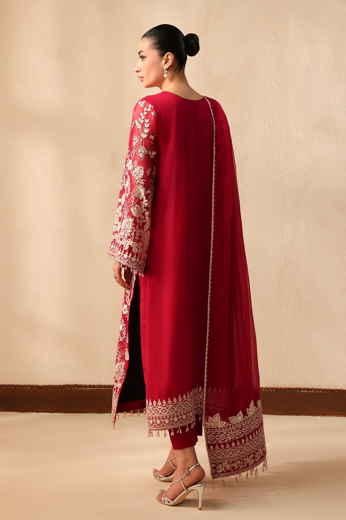 EMBROIDERED CHIFFON SF-4491