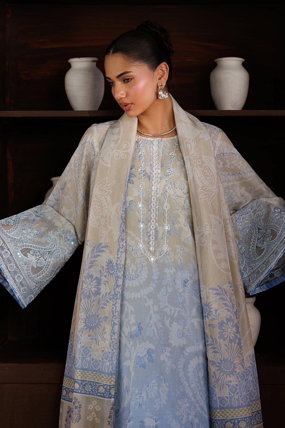 EMBROIDERED LAWN UF-4524