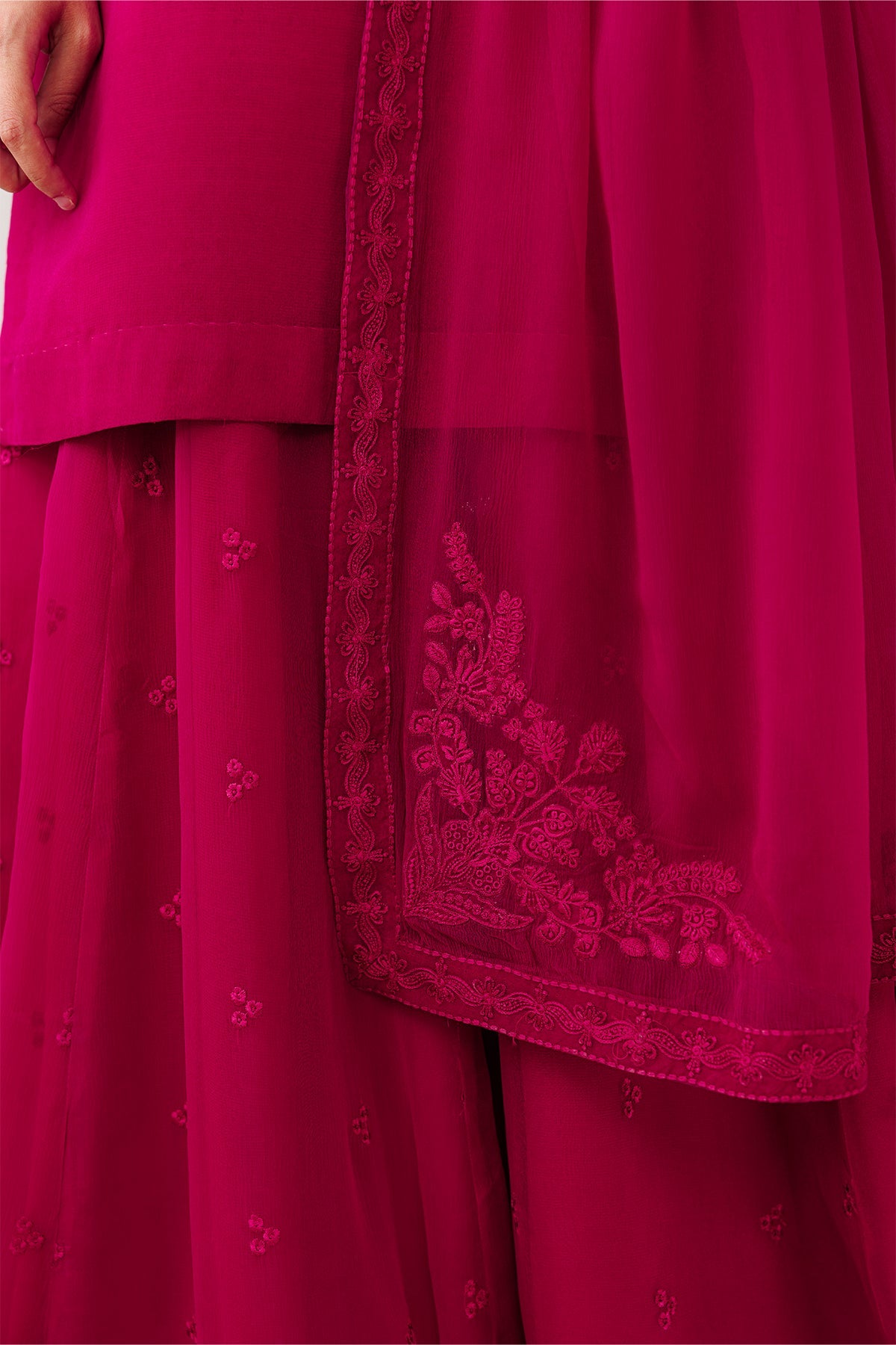 PLAIN CHIFFON DUPATTA-109