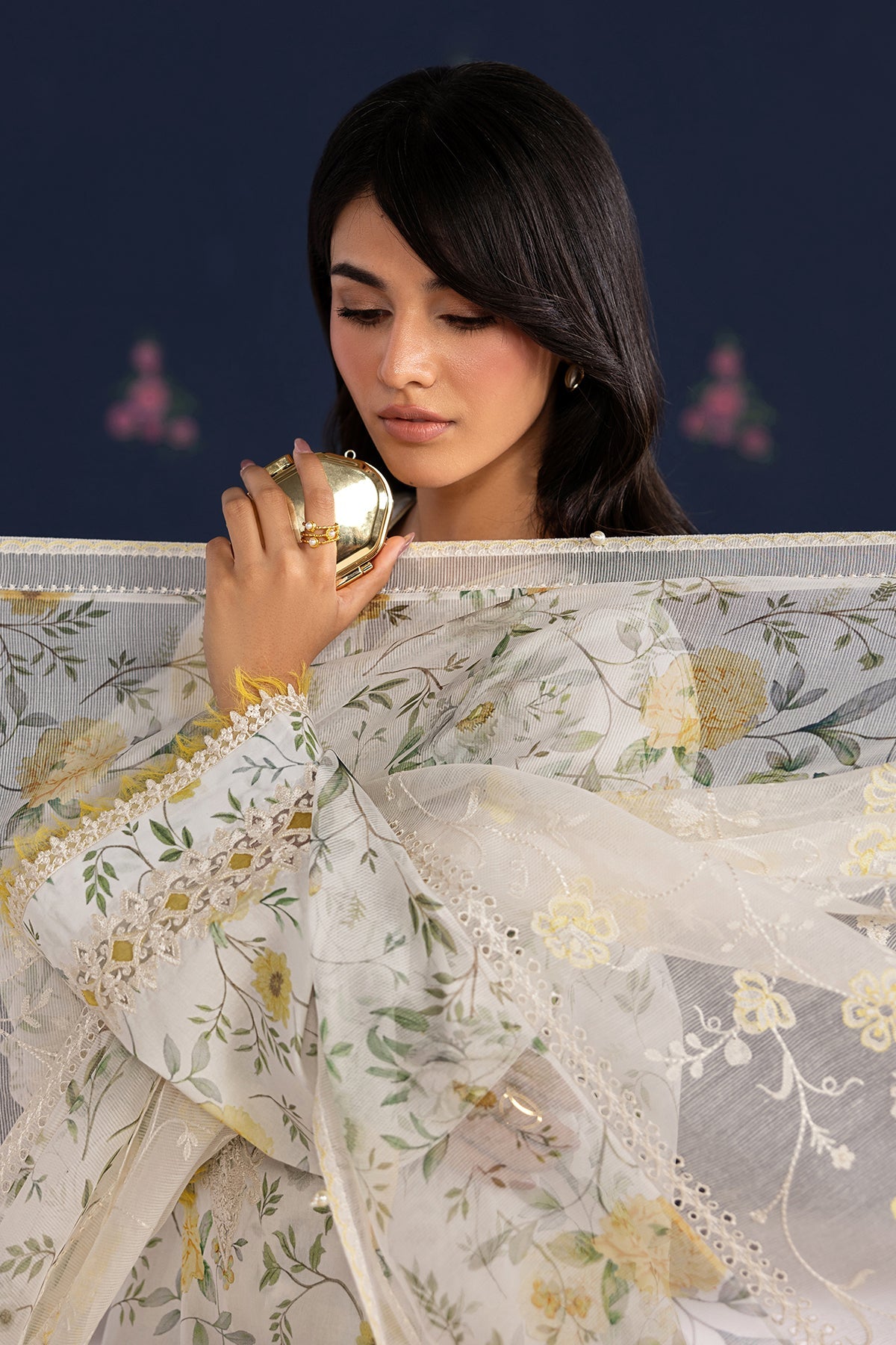 EMBROIDERED LAWN UF-4460
