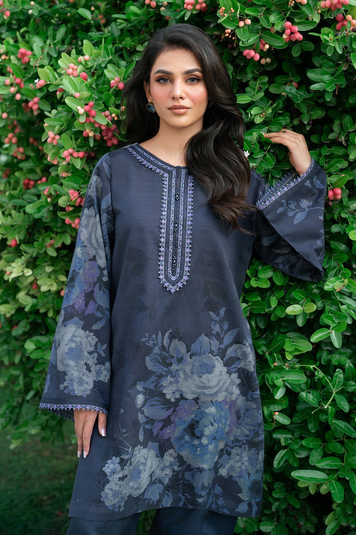 EMBROIDERED VISCOSE PR-1045