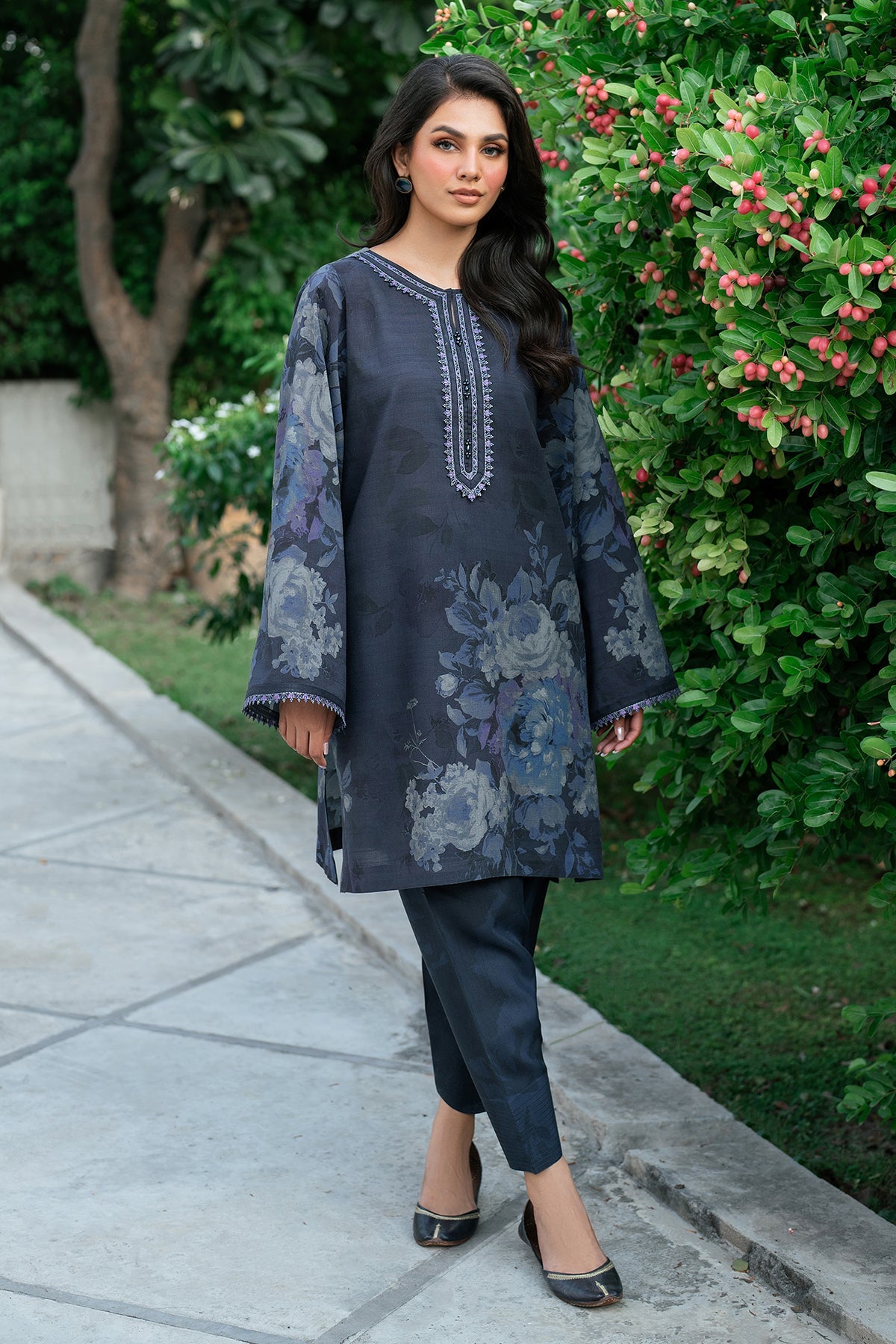 EMBROIDERED VISCOSE PR-1045