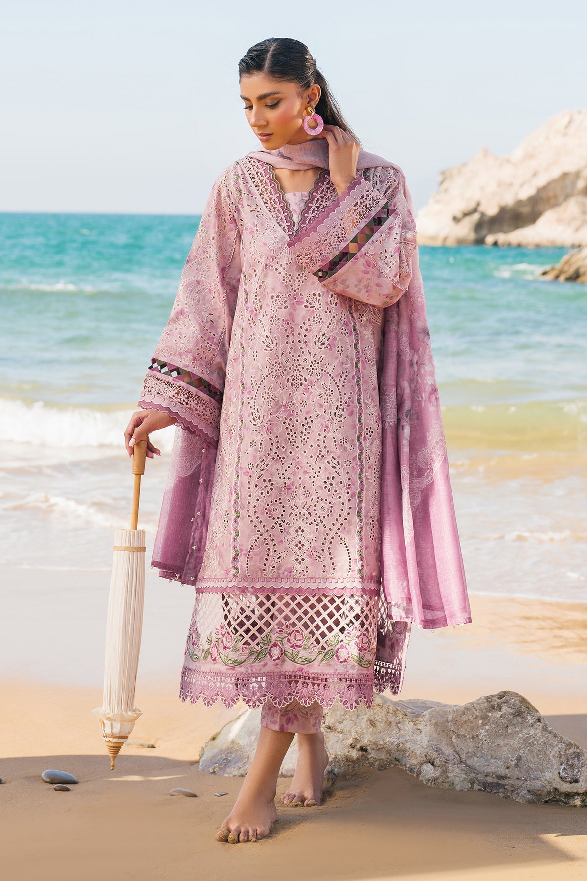 EMBROIDERED LAWN SF-4114