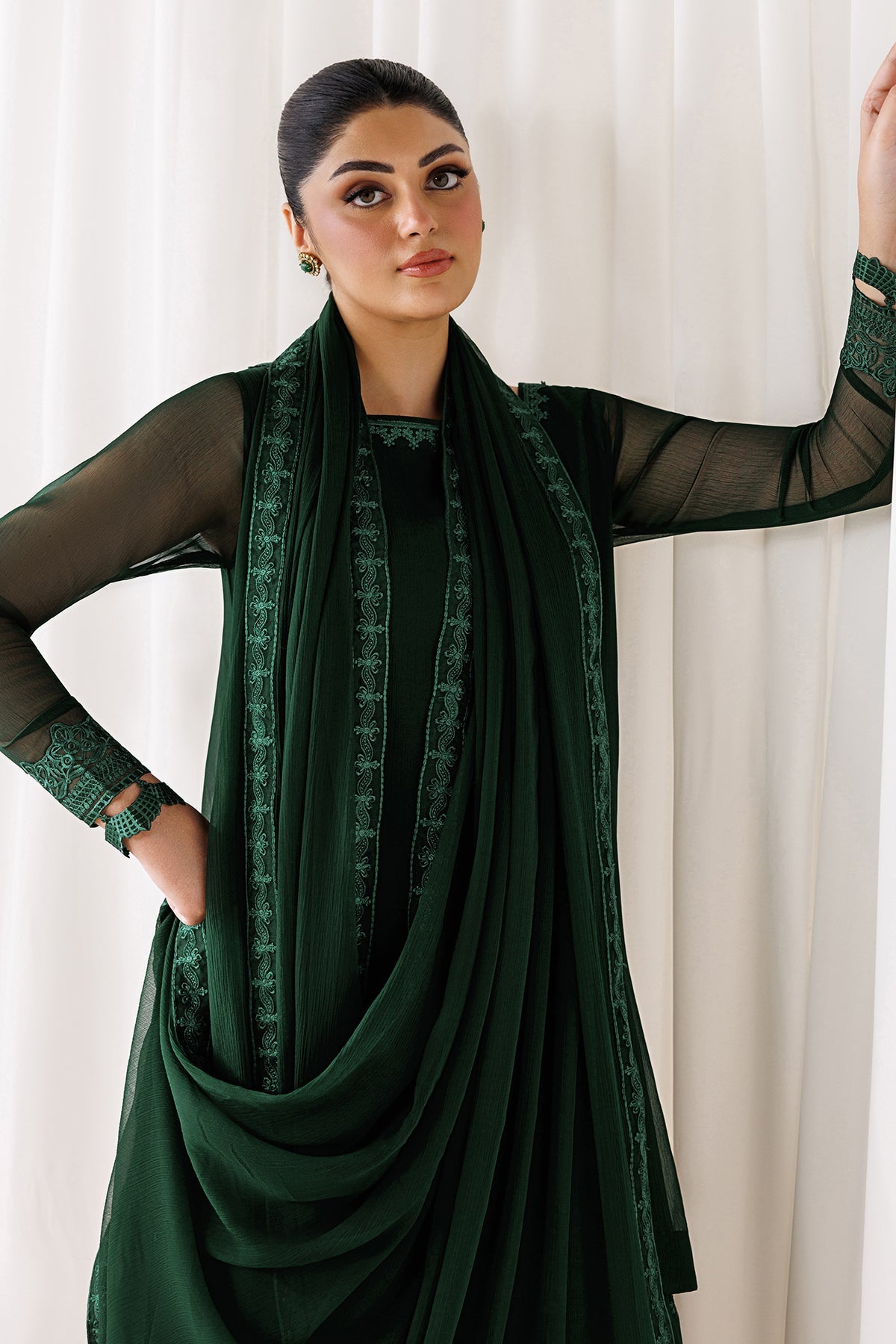 PLAIN CHIFFON DUPATTA-110