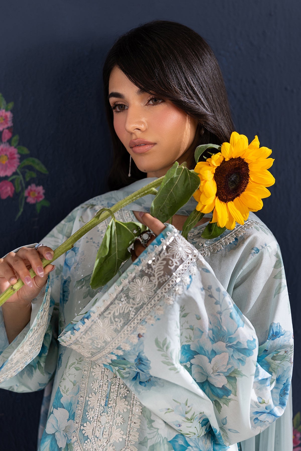 EMBROIDERED LAWN SF-4461